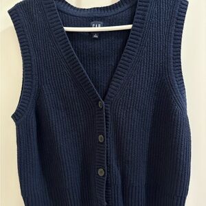 Navy Blue Sweater Vest